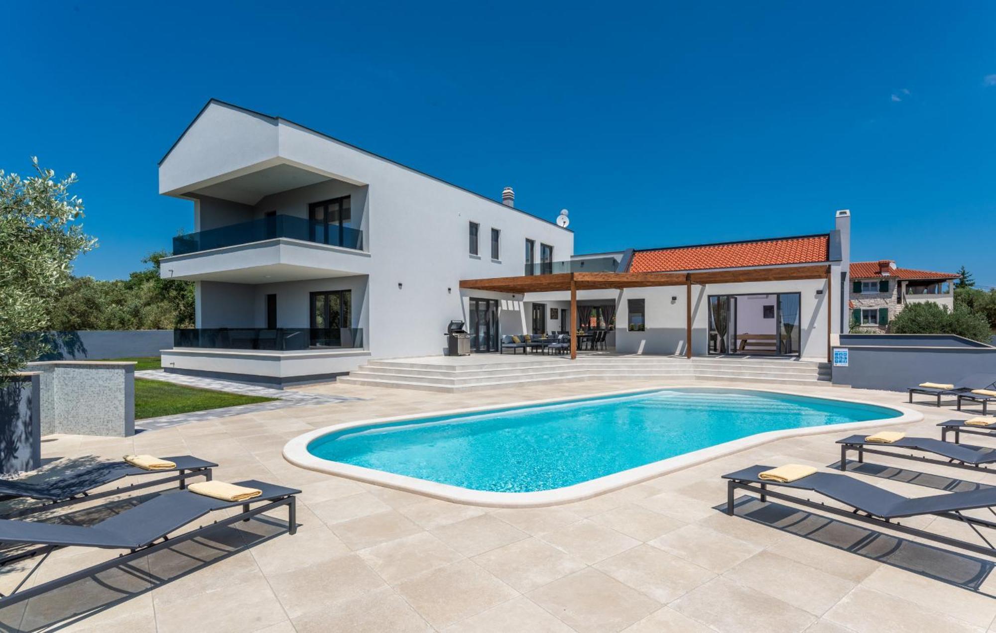 Villa Posidonia Near Pula With Sea View And Surrounded By Olive Trees Krnica Eksteriør bilde